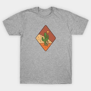 Desert Landscape Doodle T-Shirt